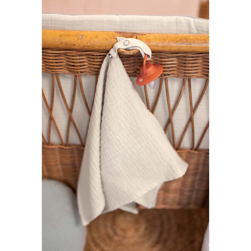 Doudou attache tétine gaze coton (Sevira Kids) - Image 4