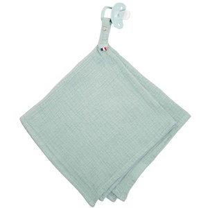 Lange doudou attache tétine vert de