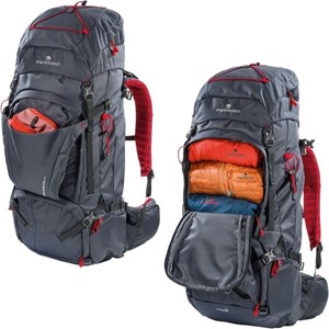 Sac à dos ferrino overland 65+10 gris