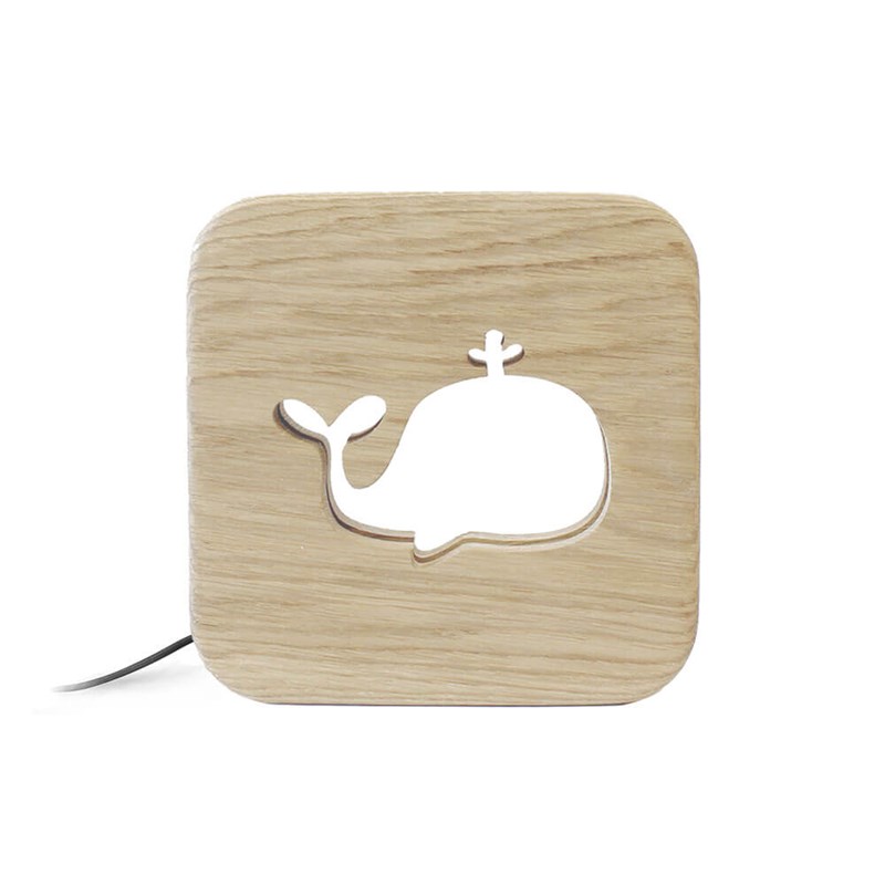 Blumen - veilleuse bois baleine