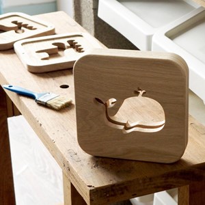 Blumen - veilleuse bois baleine