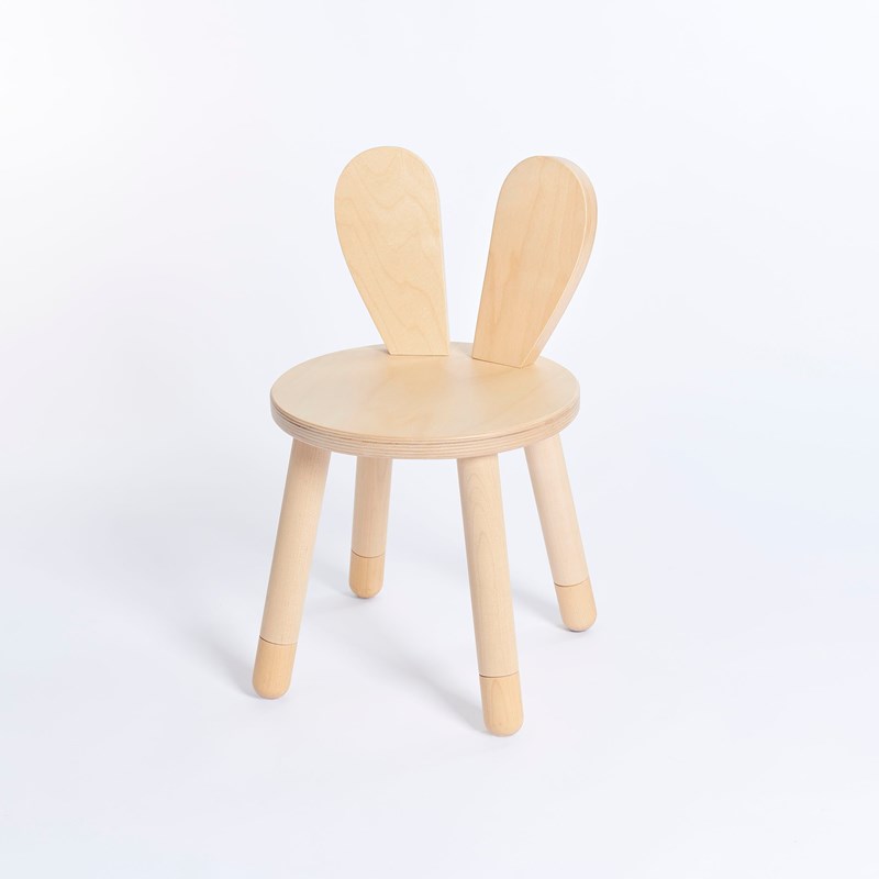 Chaise enfant - oreilles de lapin