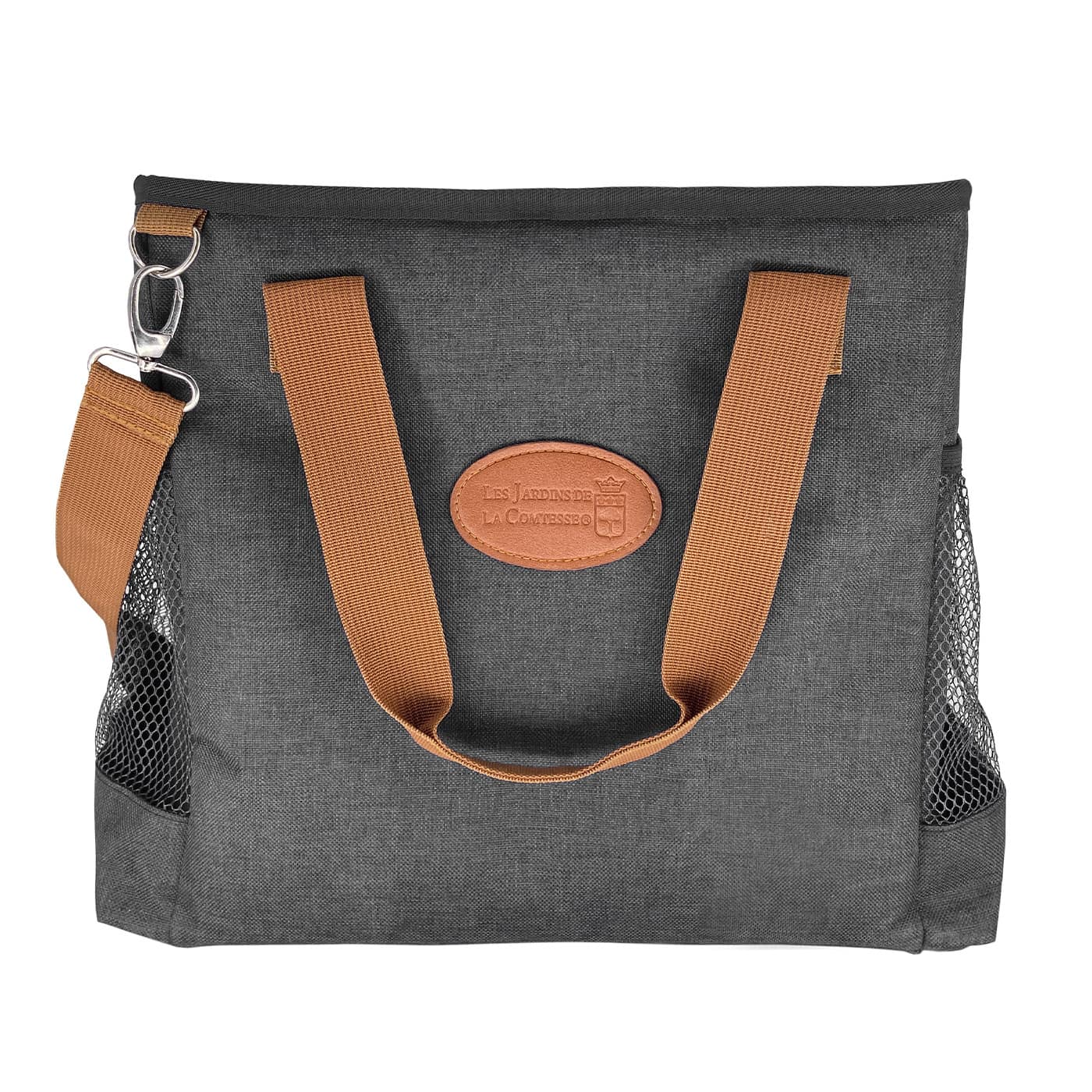 Grand Panier Pique-Nique Isotherme 26L Gris - Sac Glacière Pliable Portable Pour 2-3 Personnes, Parfait Pour Plage Et Sorties