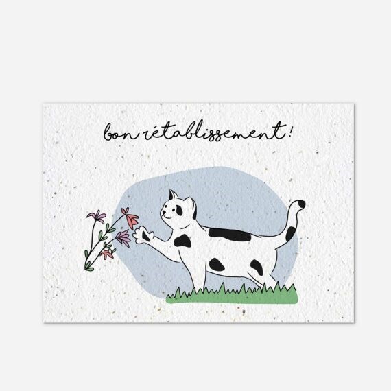 Carte à planter - bon rétablissement