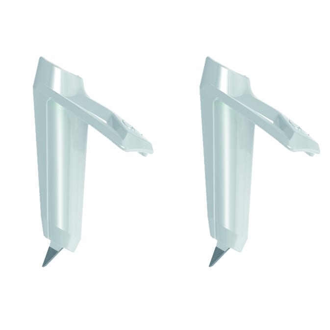 TSL Kit Pointes De Rechange Blanches Pour Bâtons Marche Nordique Tactil SPIKE - Lot De 2