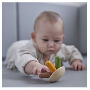 Hochet pieuvre couleurs végétales