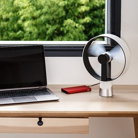 Ventilateur de table airain blanc