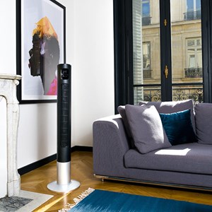 Ventilateur colonne fantasy noir