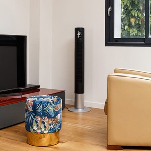 Ventilateur colonne fantasy noir