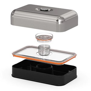 24bottles lunchbox brushed steel