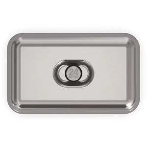 24bottles lunchbox brushed steel