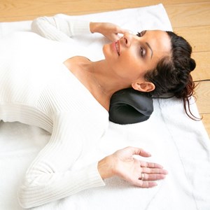 Coussin chauffant pour cou et cervicales