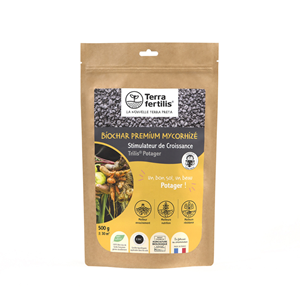 Biochar mycorhizé fertilisant potager
