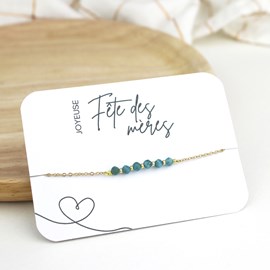 Bracelet cadeau fête des mères apatite