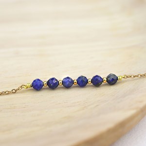 Bracelet fête des mères lapis lazuli