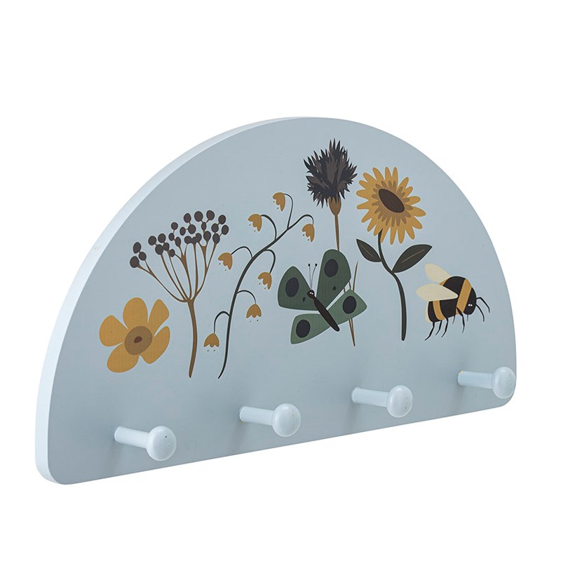 Porte-manteaux fleurs multicolore h21 (Bloomingville) - Image 2