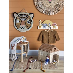 Porte-manteau animaux multicolore h20