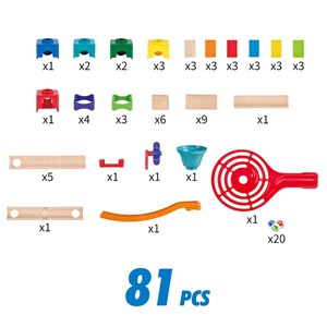 Circuit de billes course de vitesse
