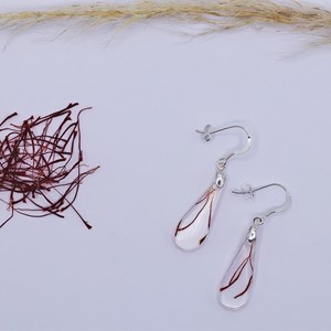 Boucle d'oreilles argent 925ème 'goutte'