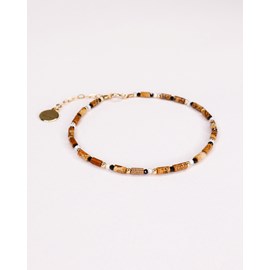 Bracelet - oudis marron - or