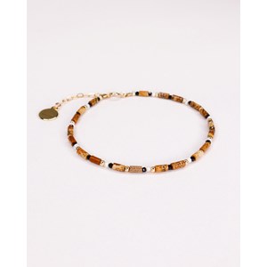 Bracelet - oudis marron - or