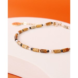 Bracelet - oudis marron - or