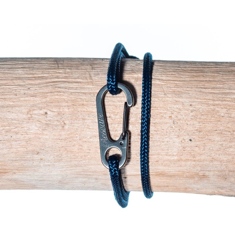 Rescapé France - Bracelet le taillefer mousqueton noir
