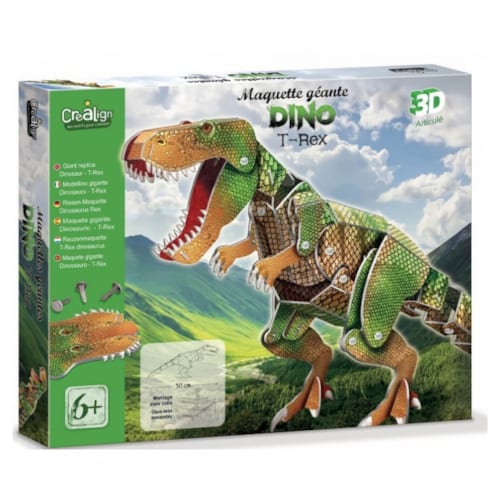 Crea Lign - Maquette de dinosaure en cartons