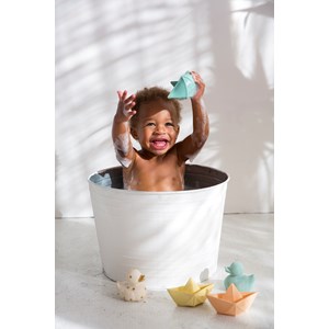 Jouet de bain bateau origami