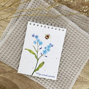 Mon carnet ensemencé à planter - abeille
