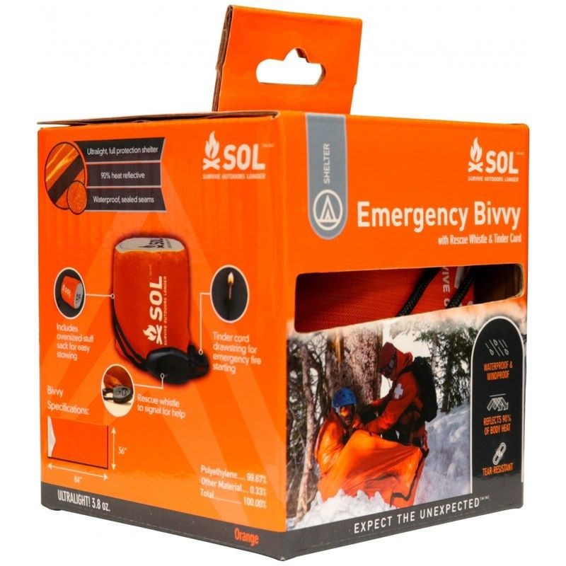 Sol - Sursac de bivouac d'urgence sol emergency bivvy