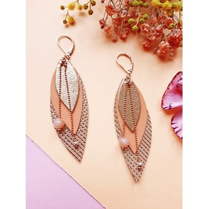 Boucles d'oreilles pop melon