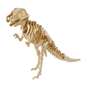 Puzzle 3d en bois - modèle dinosaure