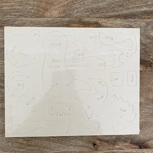 Puzzle 3d en bois - modèle cheval