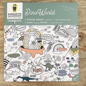 Mon poster géant à colorier - dinoworld