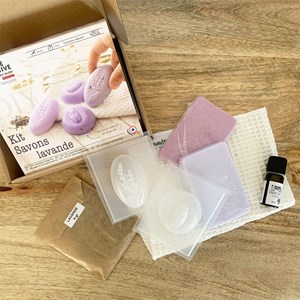 Kit diy : coffret savons à la lavande