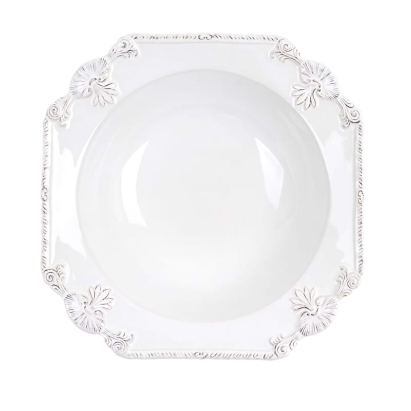 Blanc Mariclo - Assiette en céramique blanche 25cm