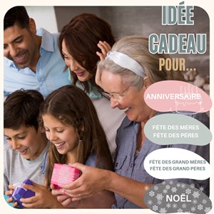 Kit tricot écharpe en laine noir