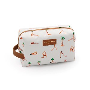 Trousse de toilette motif yoga