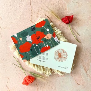 Coffret coquelicot jardinage et douceur