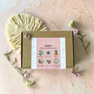 Coffret jardinage diy savon graines