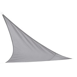 Voile d'ombrage 3x3x3 m gris clair