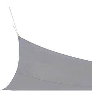 Voile d'ombrage 4x3 m gris clair