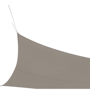 Voile d'ombrage 4x3 m taupe
