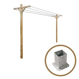 Kit étendoir à linge extérieur sévill...