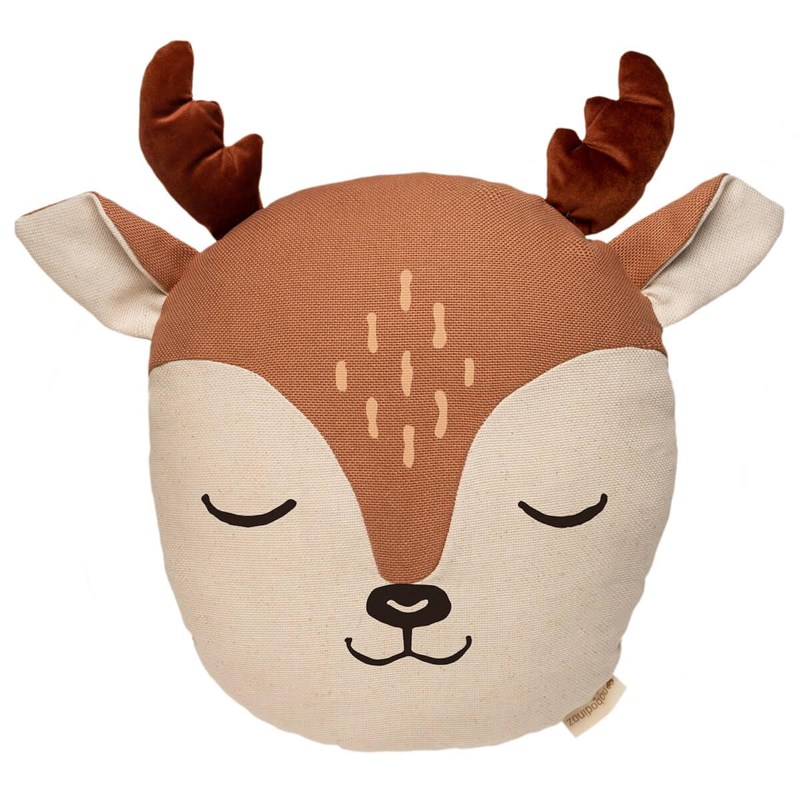 Coussin 32x34cm sienna nobodinoz brown