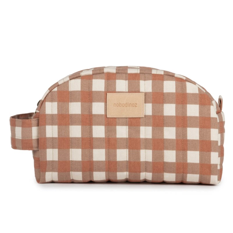 Trousse de toilette hyde park terracotta