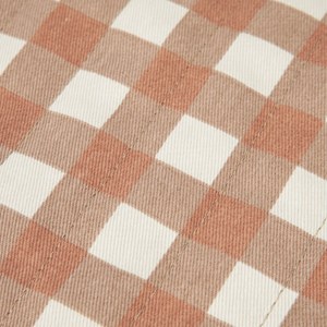 Tapis à langer hyde park terracotta-brun