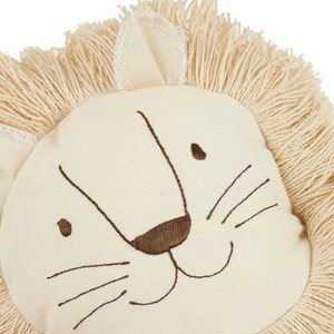 Coussin 39x33cm lion beige