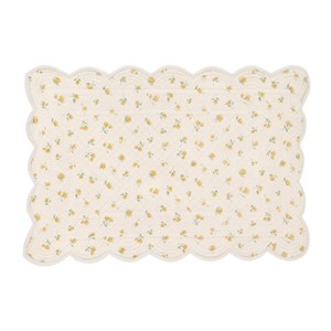 Set de table fleurs jaune